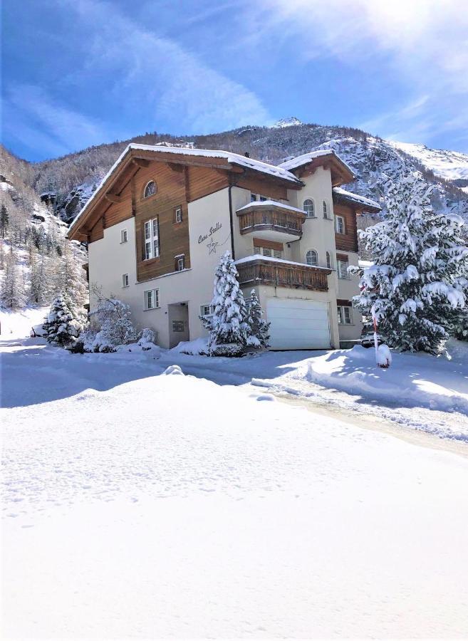 Ferienwohnung Casa Stella Saas-Grund Exterior foto